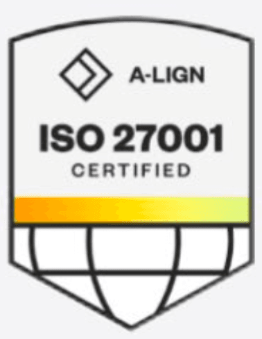ISO 27001 Certified by A-LIGN